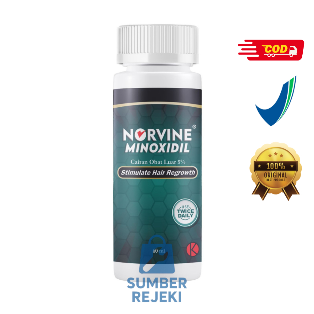 Norvine Minoxidil 5% Original 60ml | Izdihaar Grow Minoxar 5% Turki Original