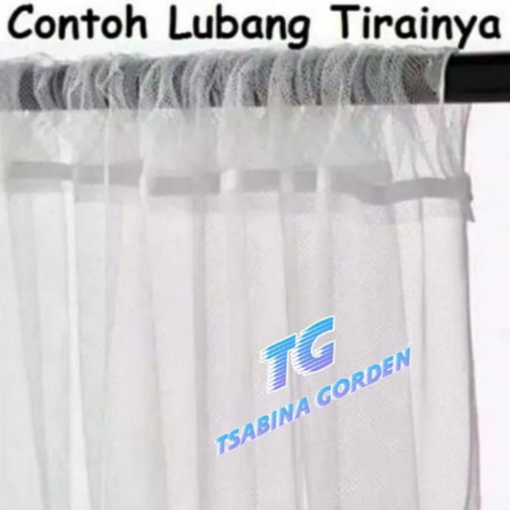GORDEN VITRASE/GORDEN SIANG MODEL SERUT POLOS