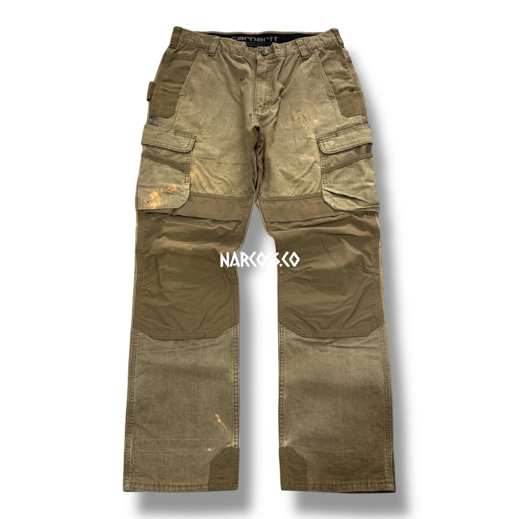 Carhartt Rugged Flex Double Front Cargo Pants Relaxed Fit  kode - K369 size 33-34 (34x32)
