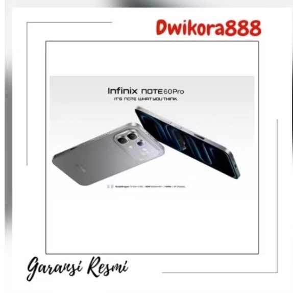 INFINIX NOTE 60 PRO RAM 12/256 GARANSI RESMI INFINIX
