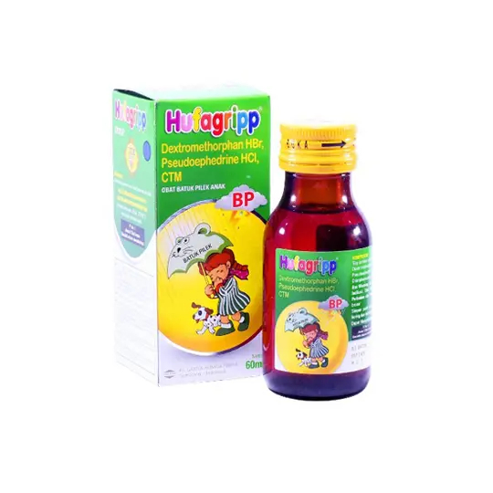HUFAGRIPP Batuk & Pilek 60 ml - Meredakan Batuk dan Pilek Anak