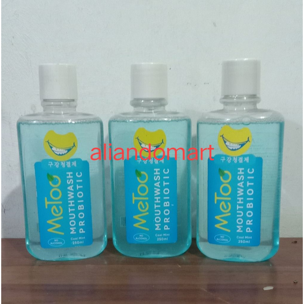 Metoo mouthwash pribiotic coolmint 250ml