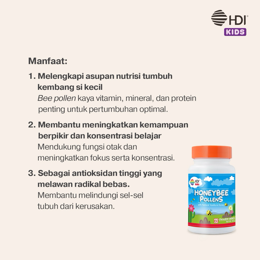 HDI kids HoneyBee Pollen