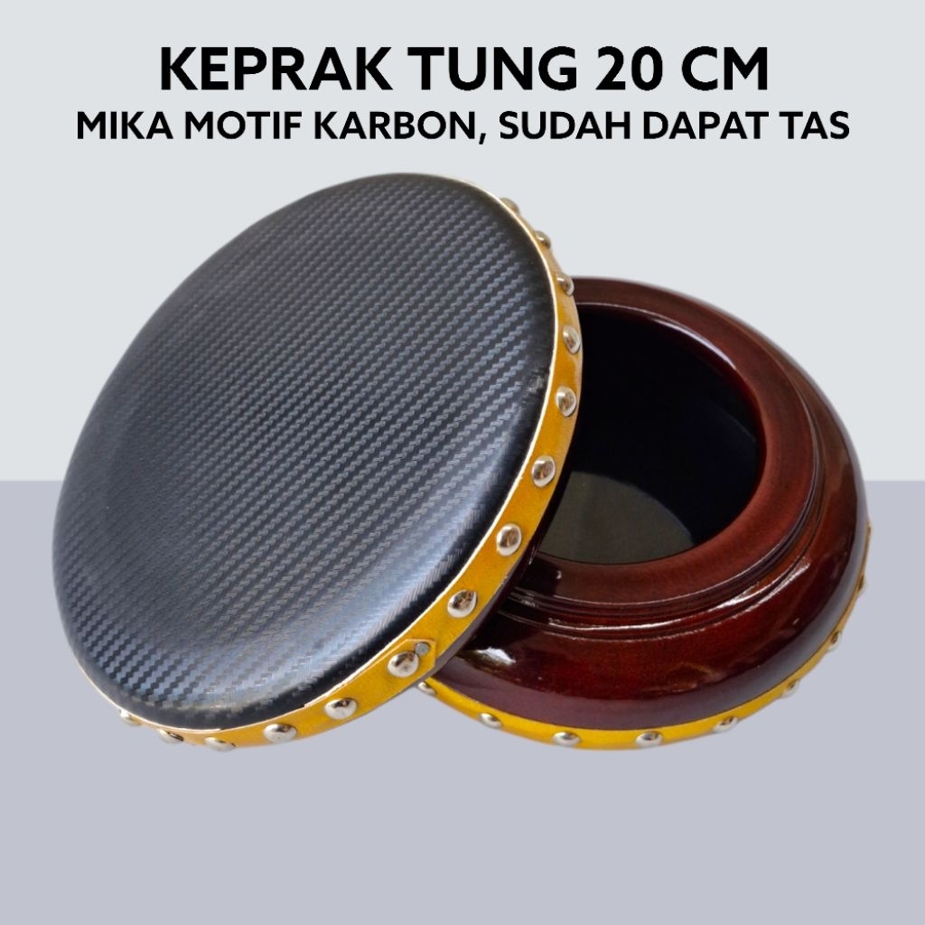 Keprak Standar Kulit / Keprak Rebana Hadroh Size 8 Inc