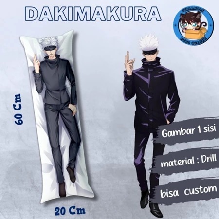 Dakimakura Premium HD / Bantal Guling Peluk Anime Gojo Jujutsu Kaisen