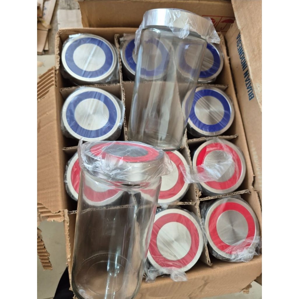 Toples Polos Ukuran 2 L/Toples Kaca /Toples Lebaran