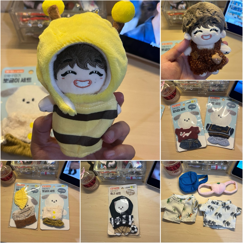 [ READY STOCK INA ] DOLL CLOTHES BAJU DAISO MURAH CLOTHES BONEKA DOLL 10cm 10 cm kpop seventeen bts 