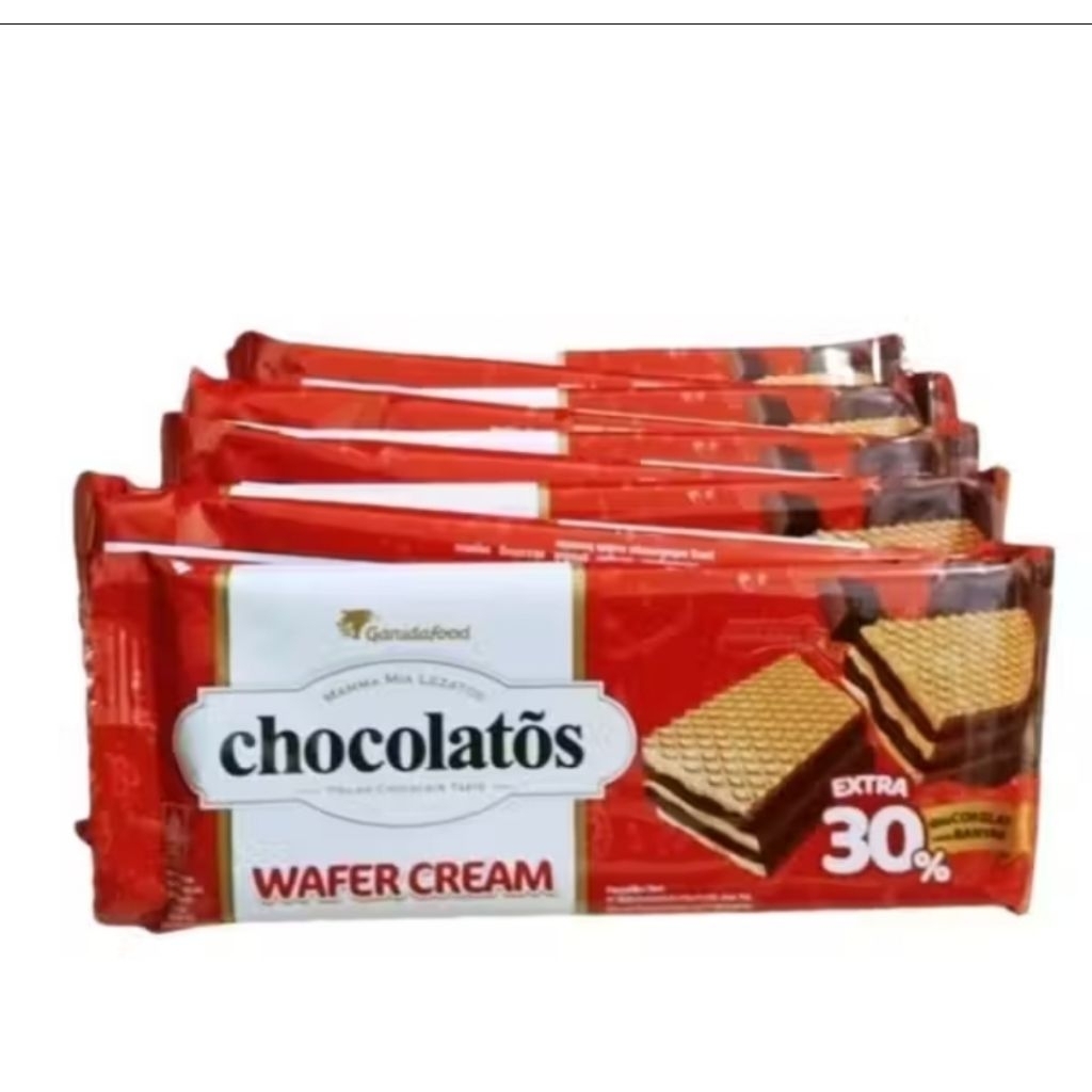 chocolatos wafer cream mini isi 10 pc