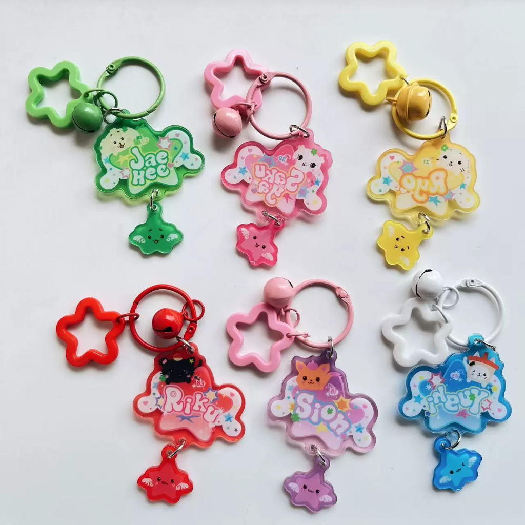 Gantungan Kunci Kpop NCT Ganci Keychain Aksesoris Tas untuk Koleksi Penggemar