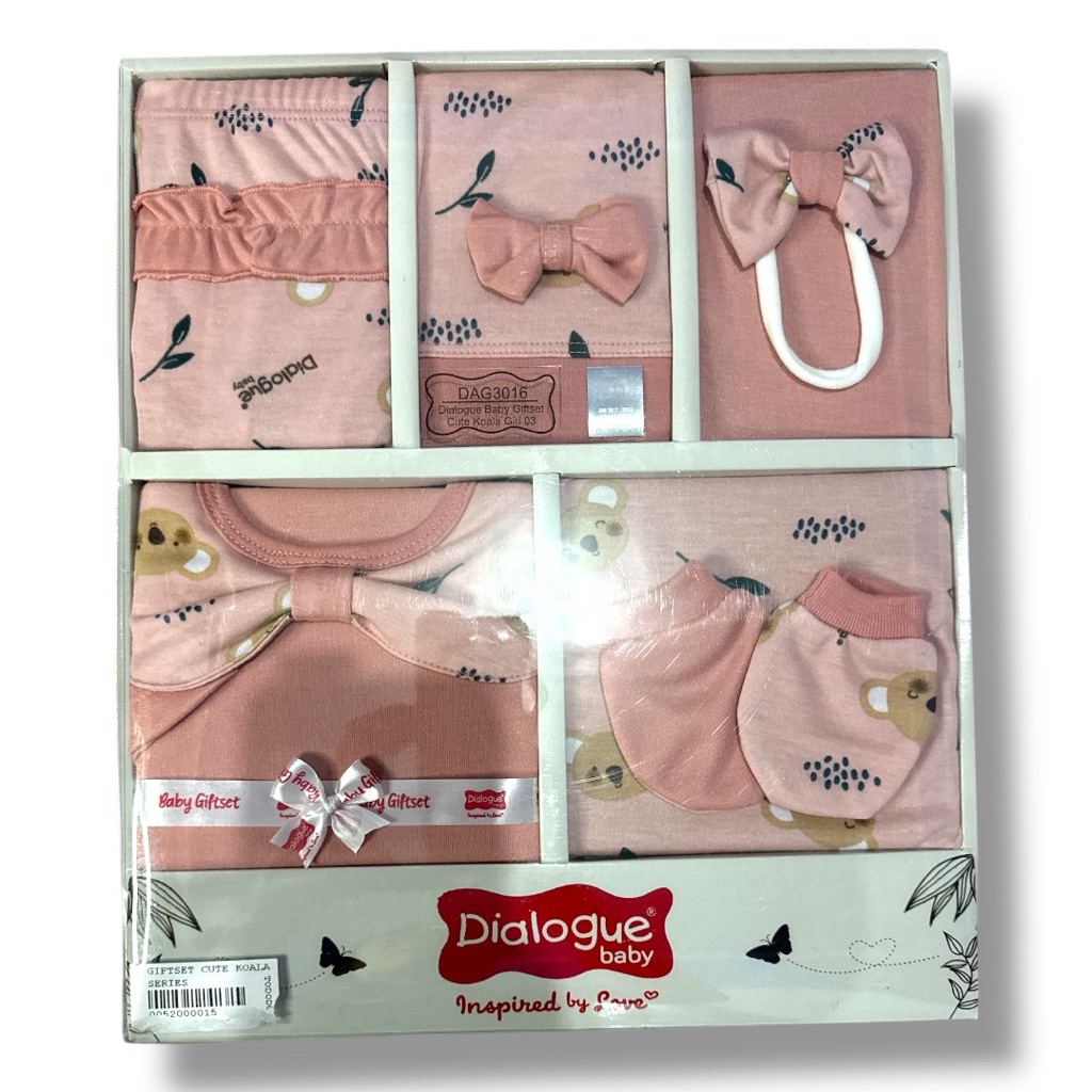 Dialogue Baby Giftset Baby New Born Cewek/ Perempuan- Baju bayi set hadiah baju bayi set Dialogue