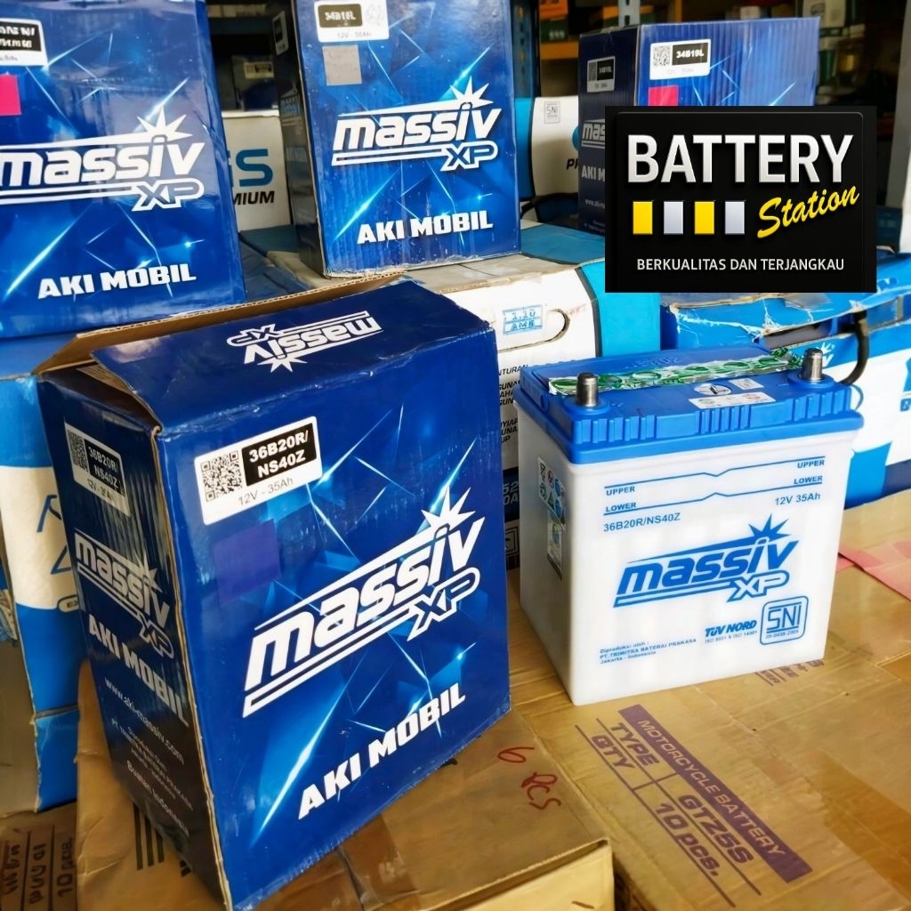 Massiv xp Ns40z aki basah 12v35ah 12v 35ah Mitsubishi L-300 series