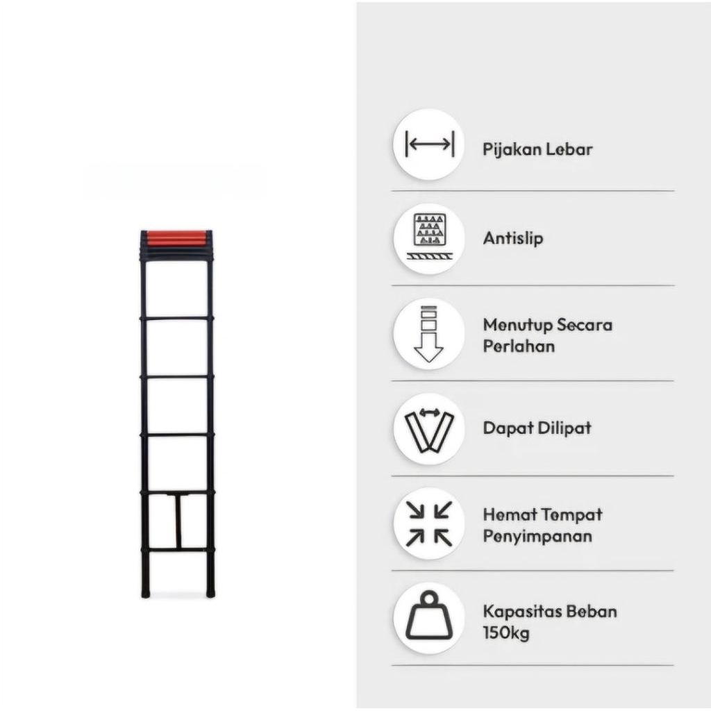 Tangga Teleskopik 3.8 Meter