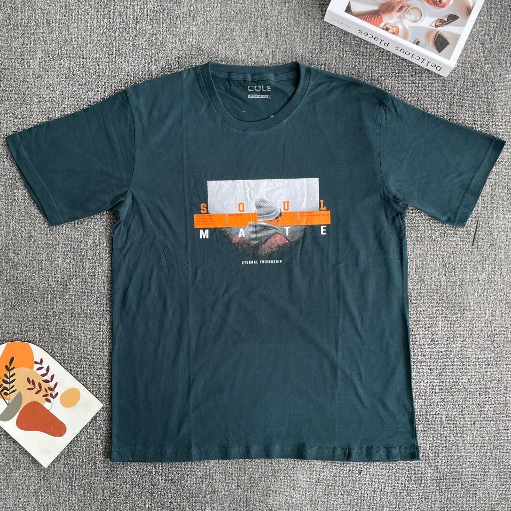 Kaos Cole Kaos Oblong Tshirt Pira Kaos Cole Pria Size S-XL