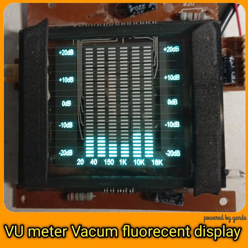 VU meter Vacum fluorecent display VFD