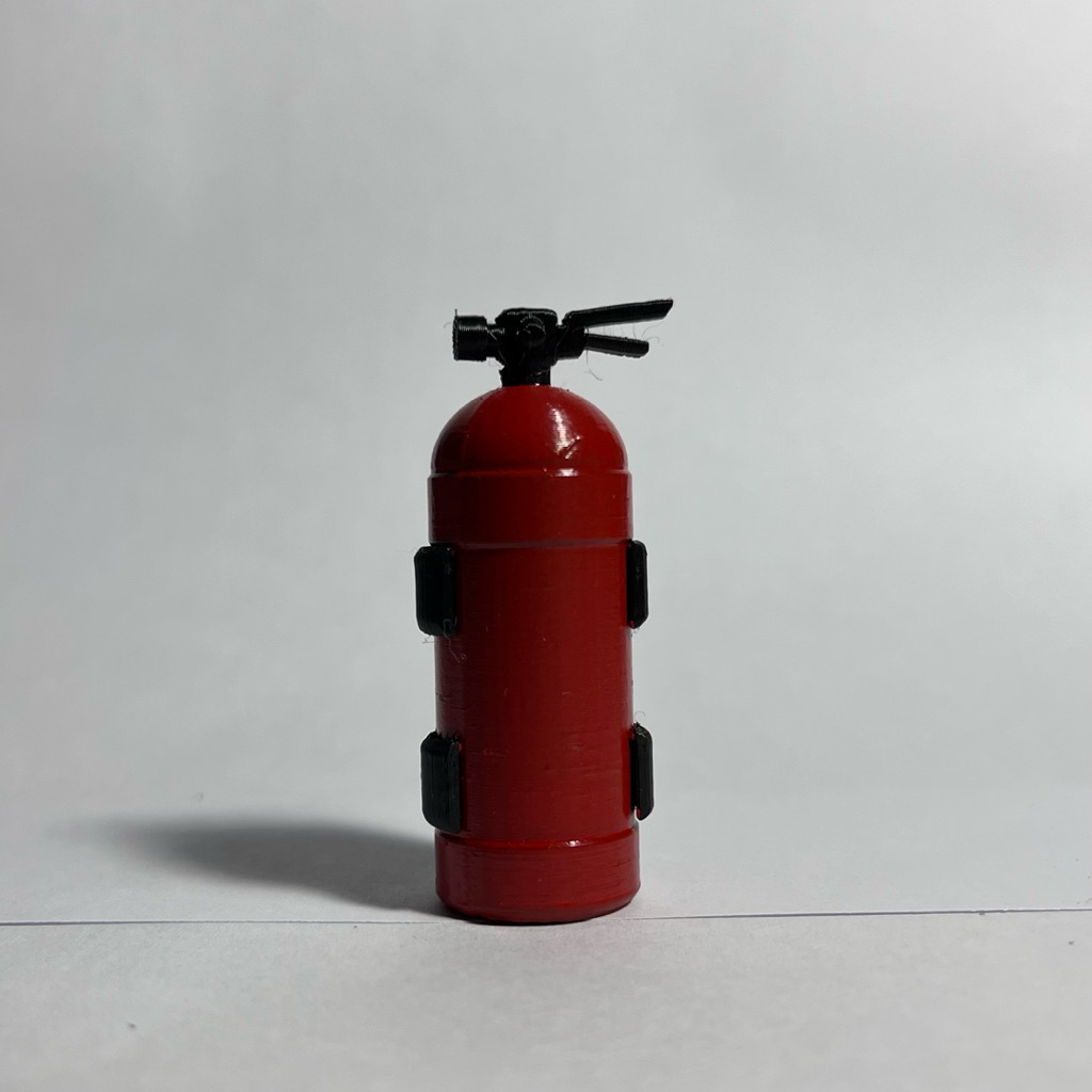Miniatur APAR Skala 1/10 3D Print - Aksesoris RC Crawler Axial SCX10 TRX4 - Fire Extinguisher Scale