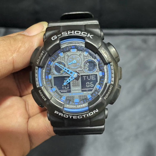Jam Tangan G-Shock 5081 GA-100 Black Preloved 100% ORIGINAL