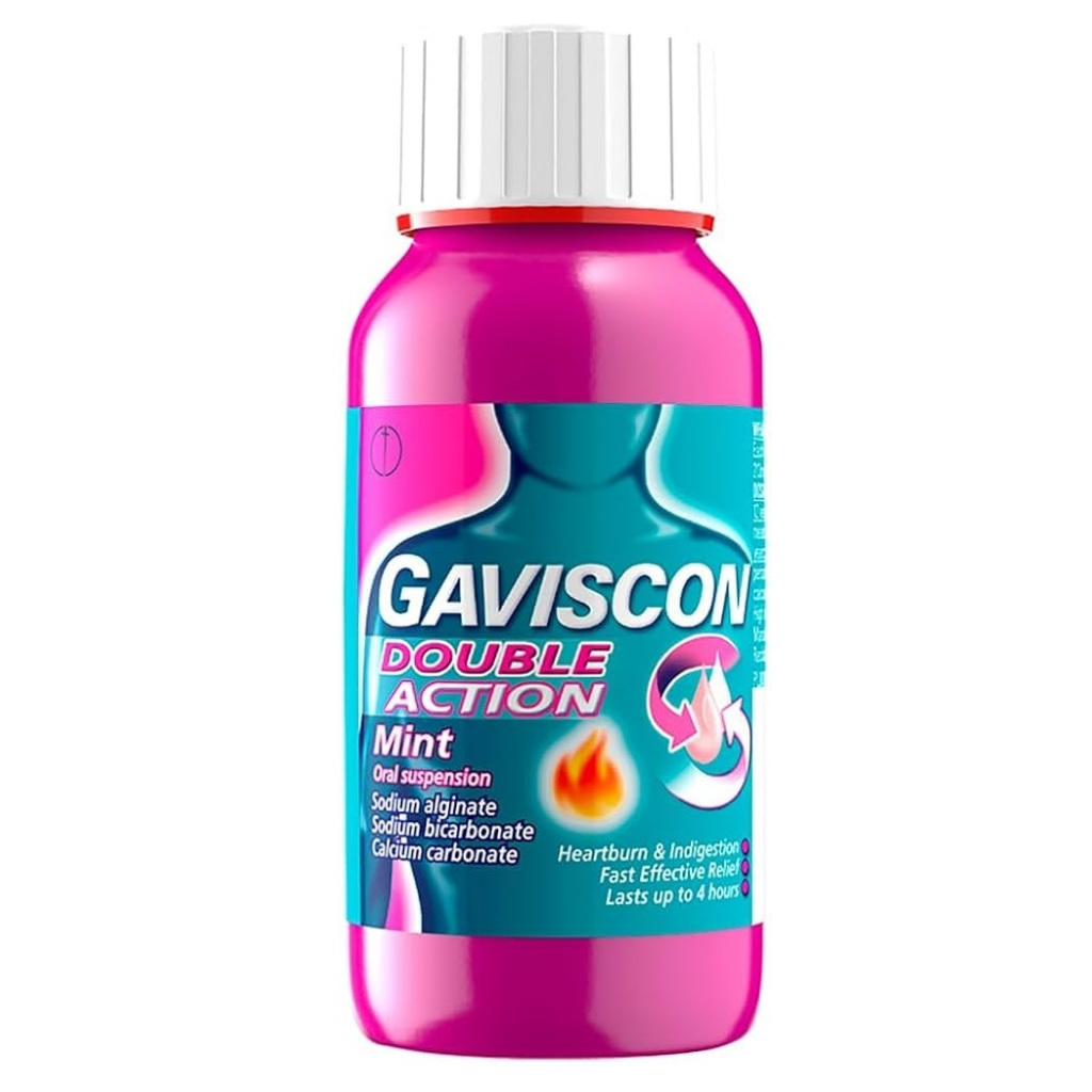 Gaviscon Double Action Liquid Maagh Mag Maag Mual Kembung Sakit Perut