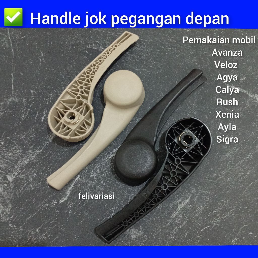Handle jok depan mobil AVANZA/XENIA/AGYA/AYLA/CALYA/SIGRA/SIRION/RUSH/TERIOS Harga Set kiri dan kana