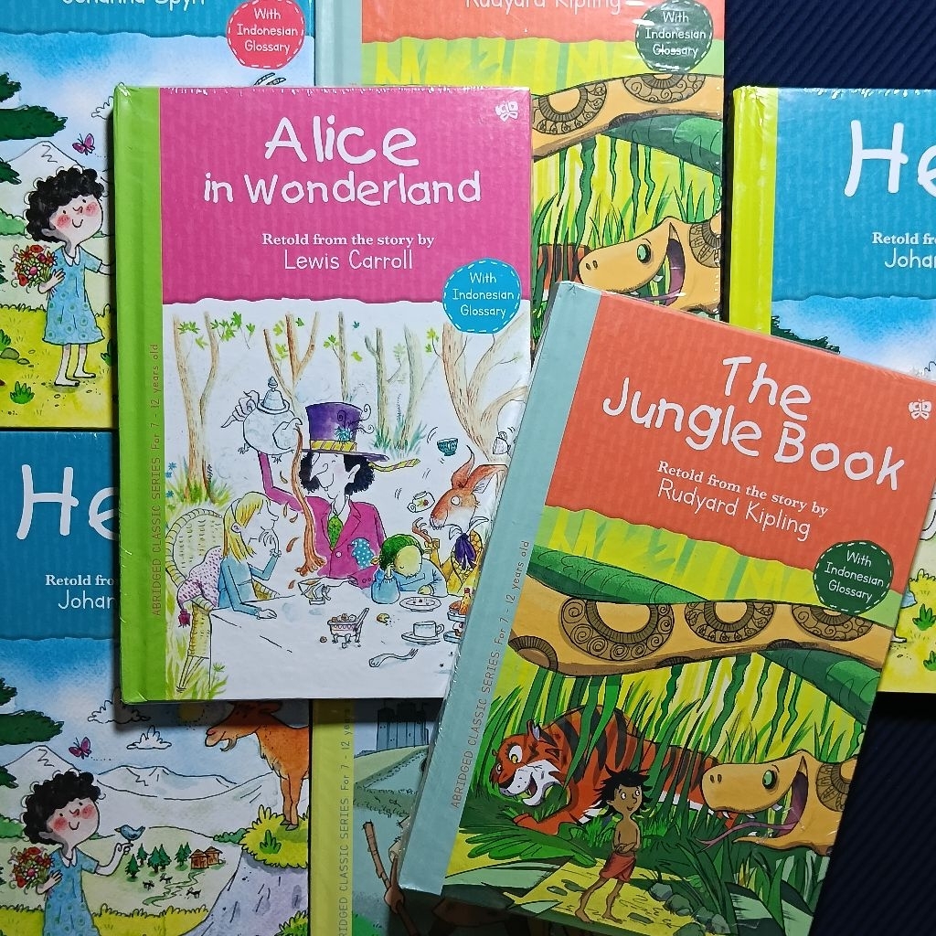 Buku Original • Abridged Classic Series For Elementary School / Classic Novel / Alice In Wonderland 