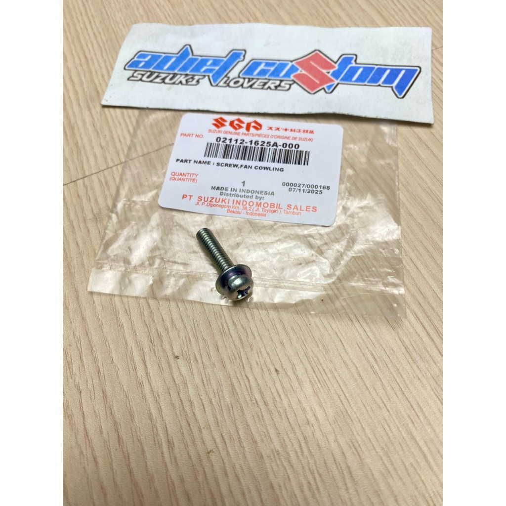 Baut Tutup Kipas Mesin Suzuki Skywave Hayate Skydrive Spin 100% Original SGP 02112-1625A-000