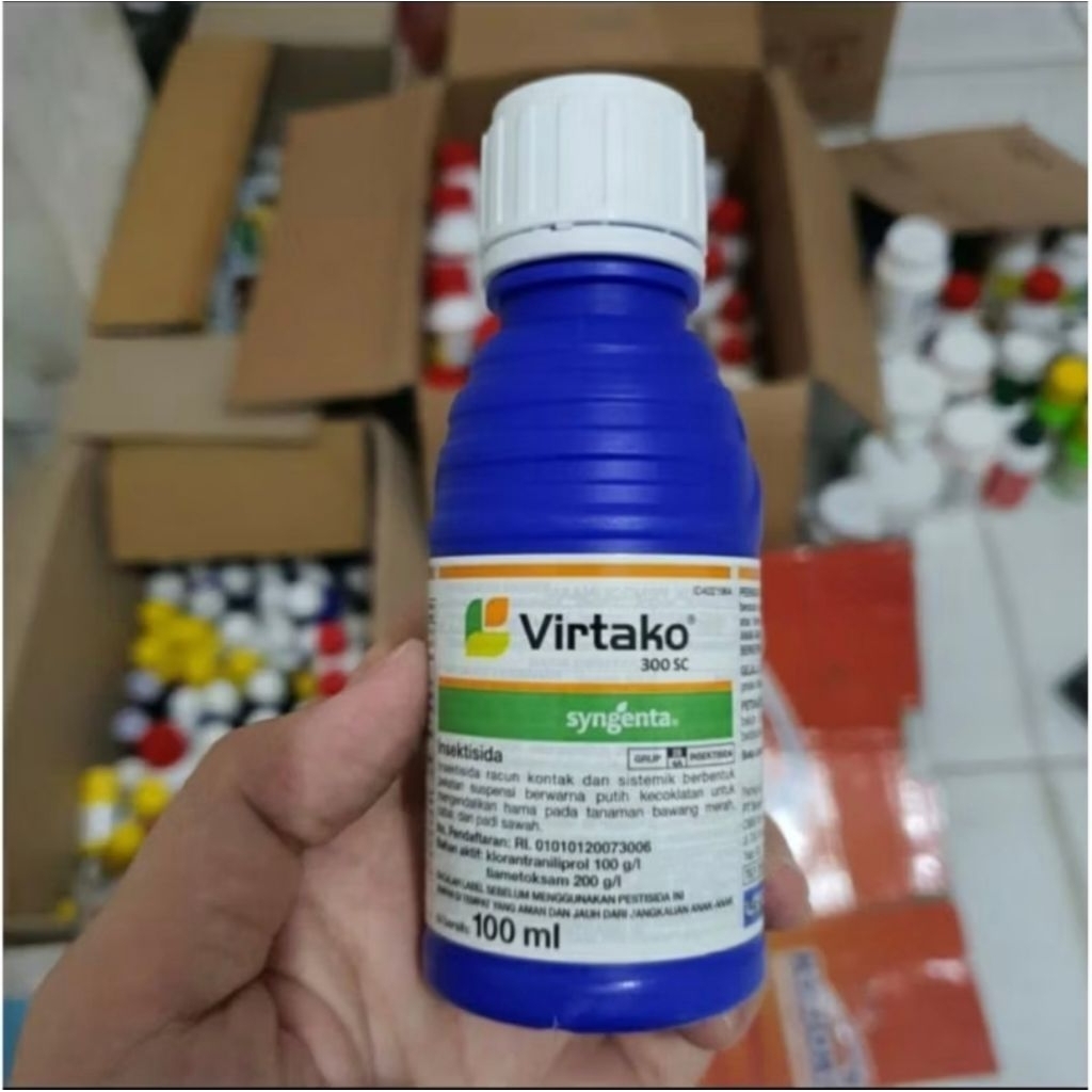Virtako 300SC 100ml Obat Pembasmi Hama Ulat dan Wereng Tanaman / virtako 300 sc insektisida 100ml / 