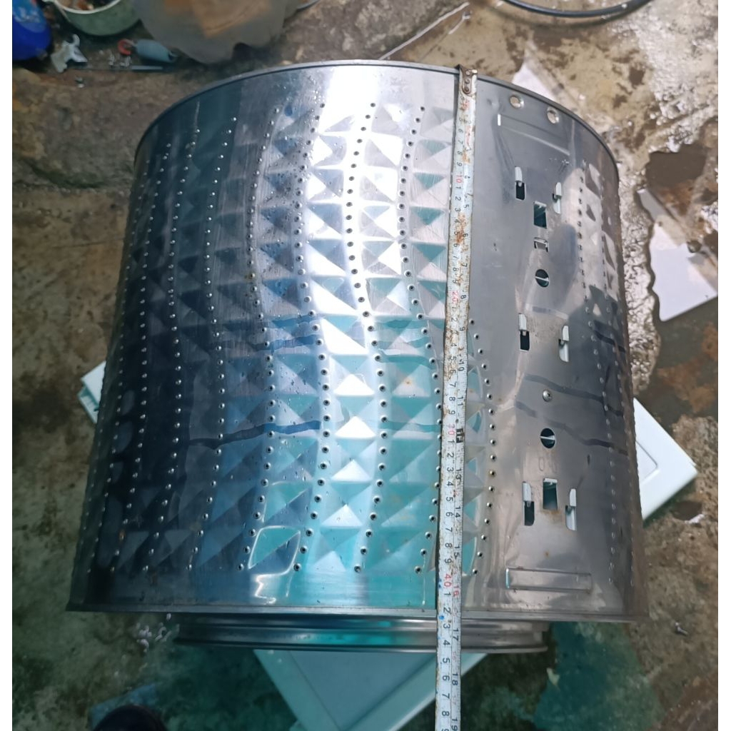 stenlis mesin cuci Samsung prontloading 12kg