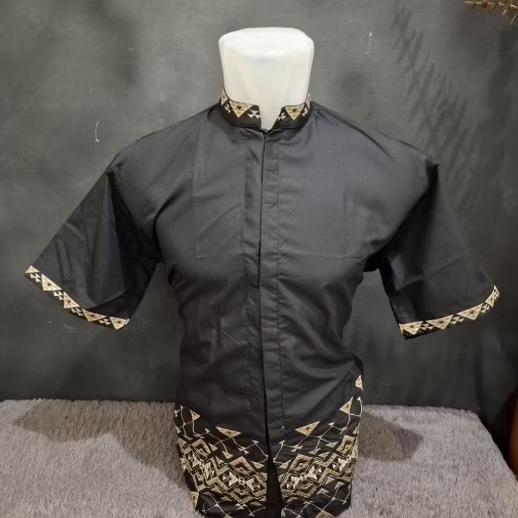 ASWAD - KOKO TAMER LENGAN PENDEK KHUSUS HITAM