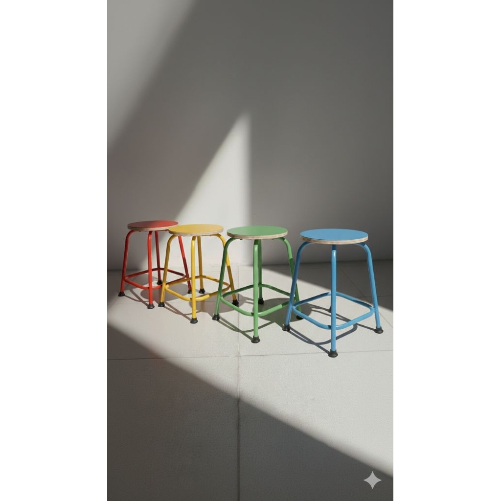 Kursi Cafe // Kursi Bakso Bulat // Kursi Besi// Kursi Warkop