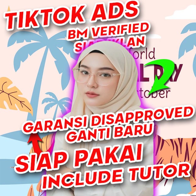 Akun Tiktok Ads Gacor Bm Verified | Siap Iklan | Tutor Iklan