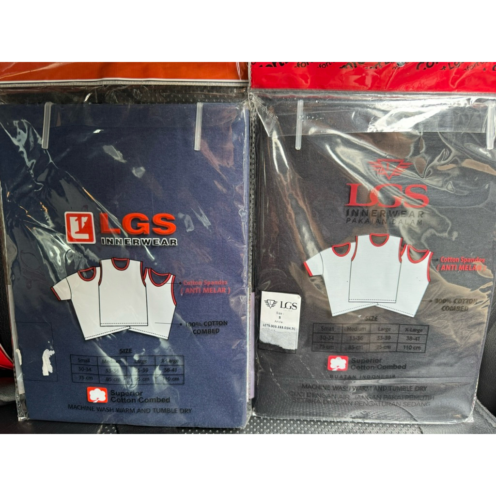 Baju Kaos Oblong Tshirt LGS Innerwear