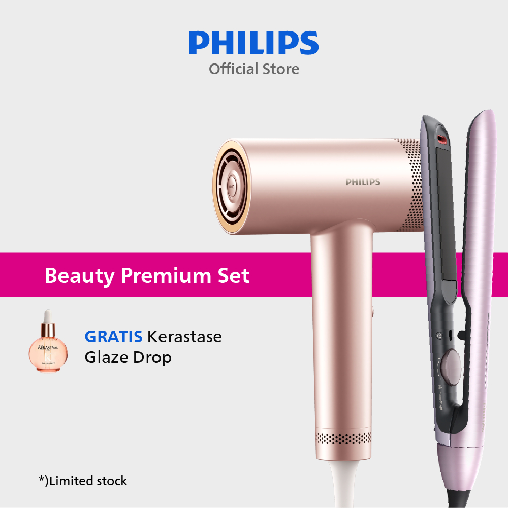 Philips | Hair Dryer BLDC 8000 + Hair Straightener 5000 ThermoShield