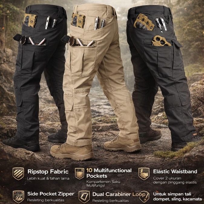CELANA TACTICAL BLACKHAWK (Tactical Outdoor Pants)