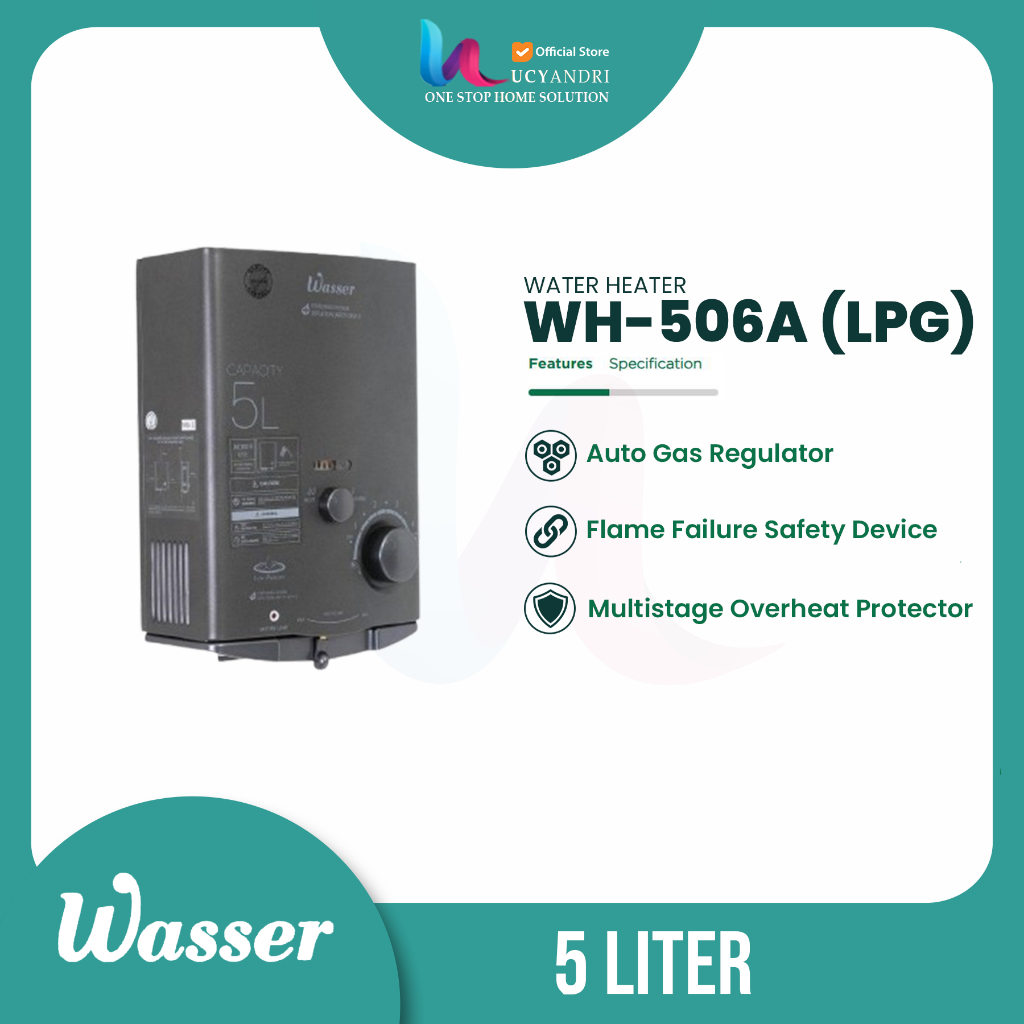 Pemanas Air Gas WASSER WH506A