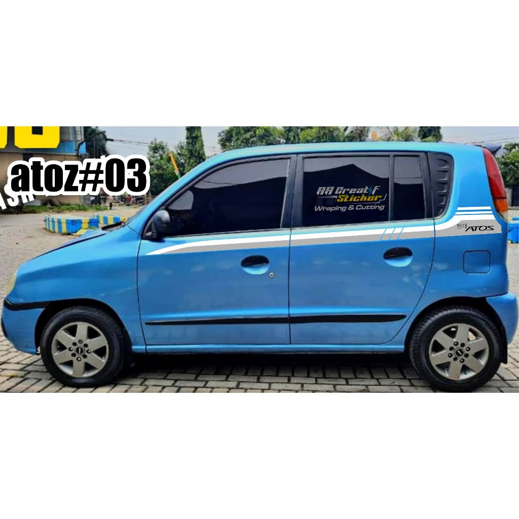 STICKER CUTTING MOBIL Hyundai atoz minimalis 03