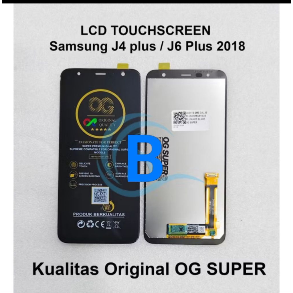 LCD Touchscreen Samsung J4 Plus / J6 Plus.