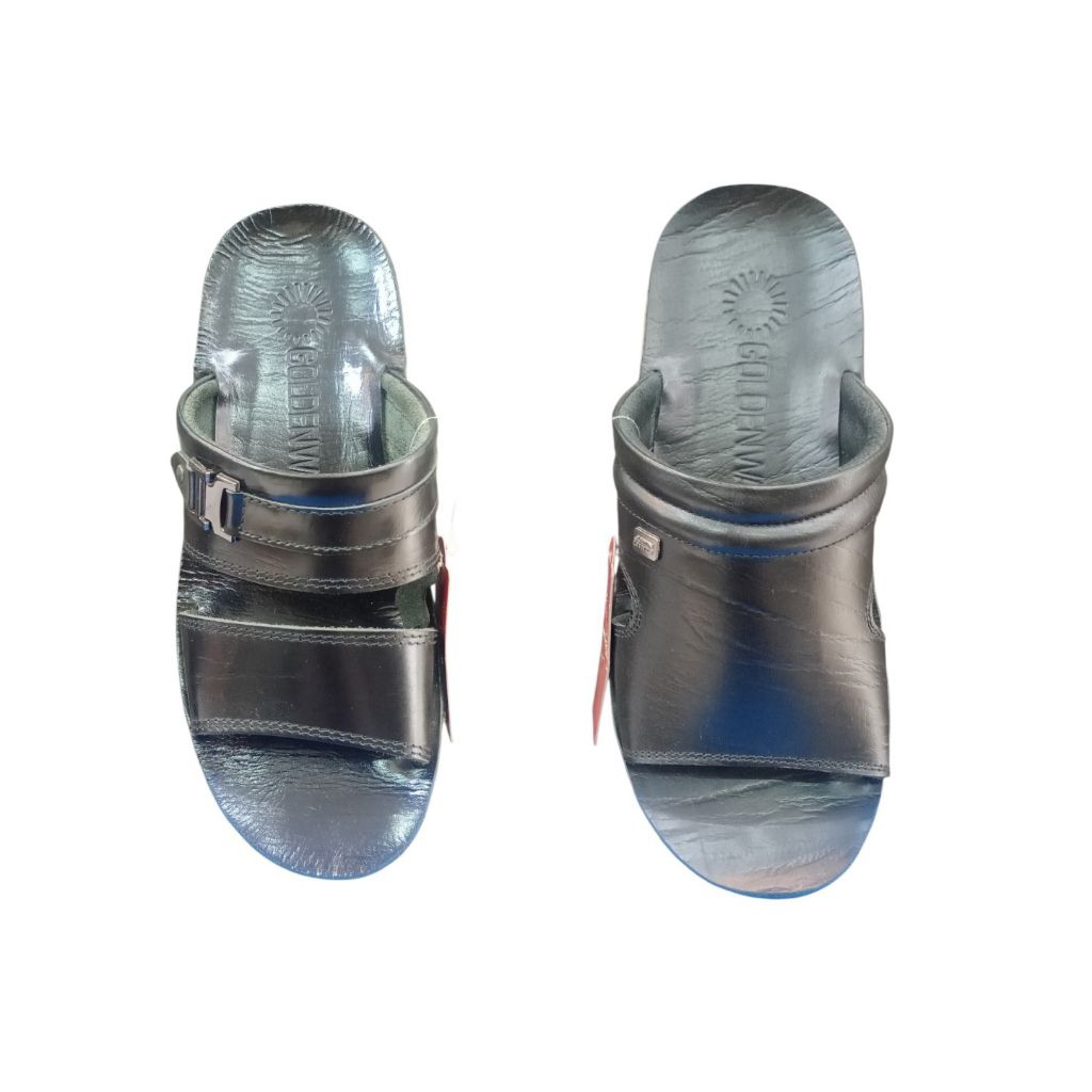 SANDAL KULIT PRIA GOLDEN WAY MODEL TERBARU GOLDEN WAY