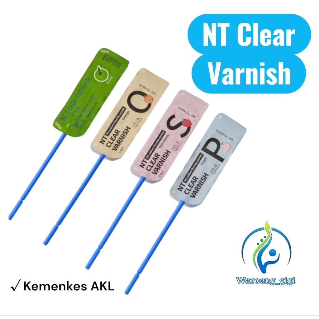 NT Clear Varnish Sodium Fluoride Varnish Eceran