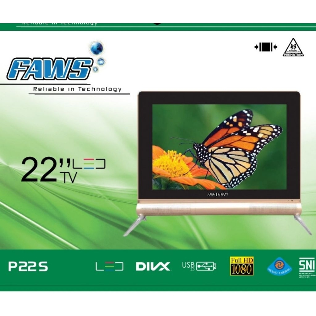 TV Led Faws 22 lnch