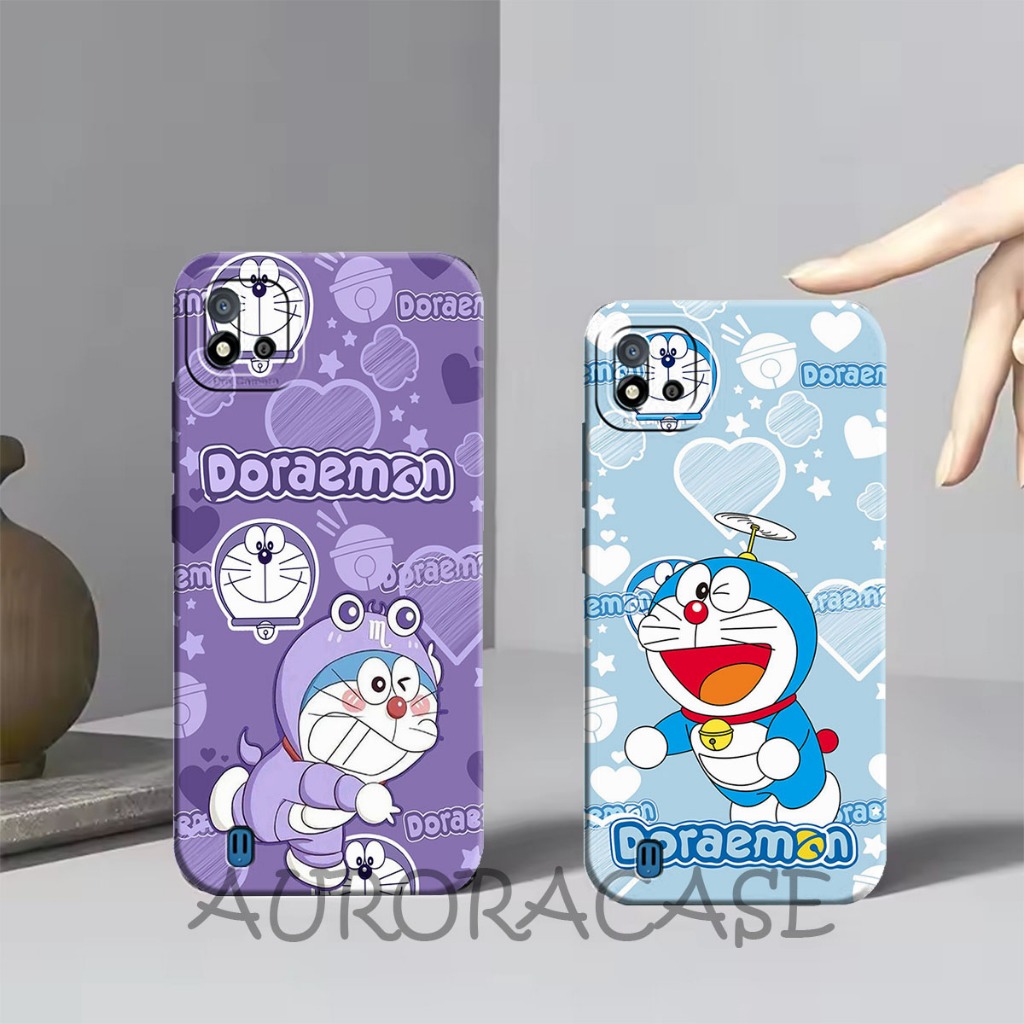 Softcase Realme C11 2021 C11 2020 C12 C15 C20 C25 C33 - K020 - Motif Doraemon - Case Cute - Lentur