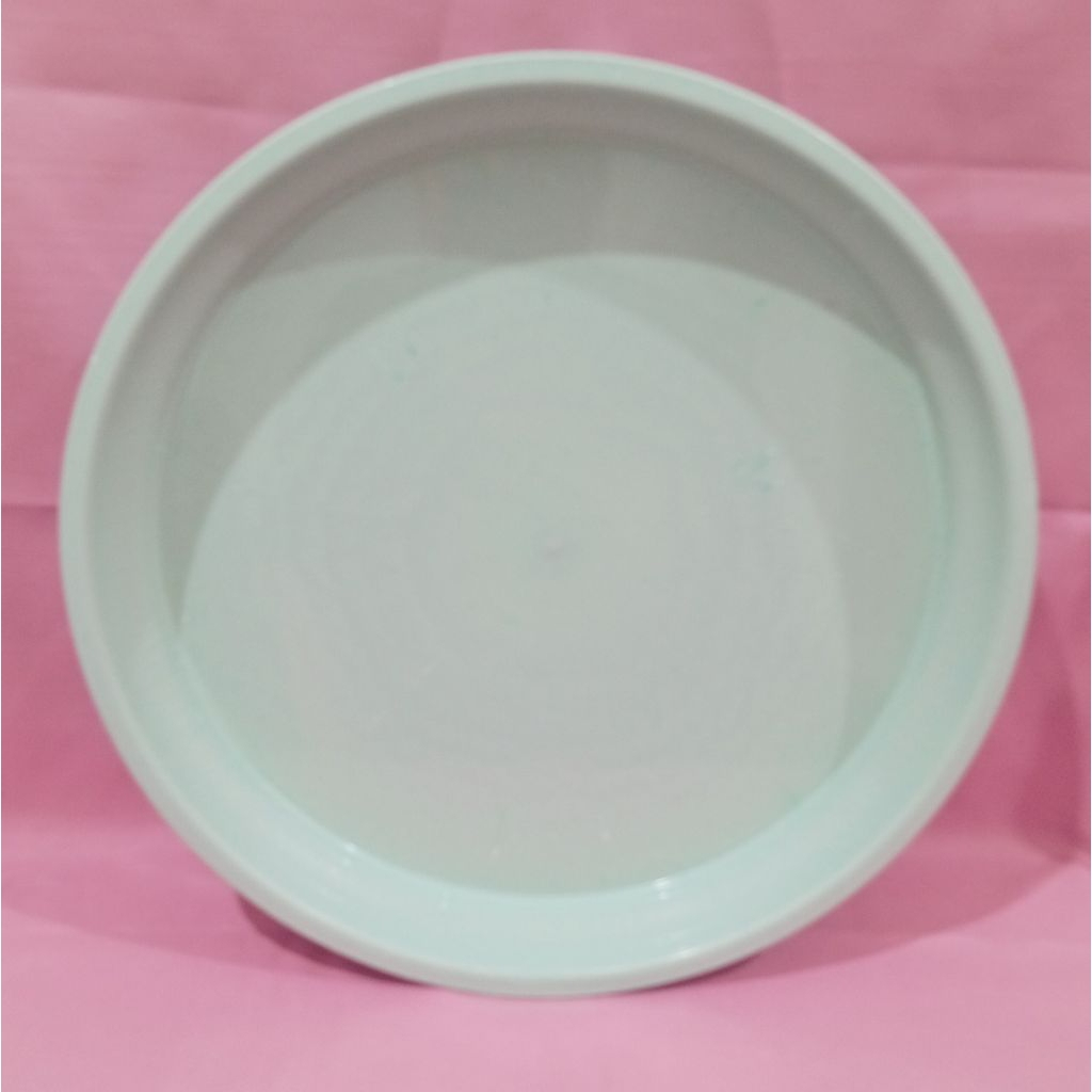 1 PCS TOSCA NAMPAN PLASTIK BULAT POLOS MURAH MERIAH