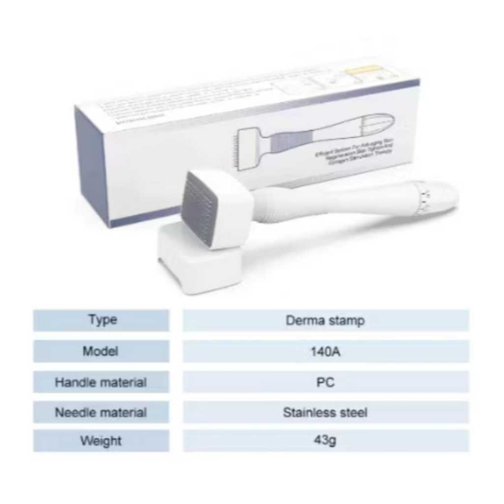 DERMAROLLER  DRS140A /STAMP DRS140A ADJUSTABLE PANJANG JARUM BISA DIATUR MICRONEEDLE ANTI KERUT DERM