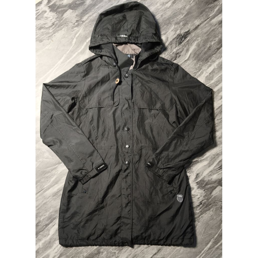 Jaket K-Swiss Outdoor Windbreaker Hiking Sport Motoran Branded