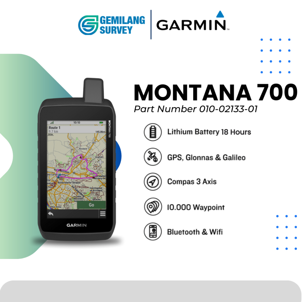 GPS Garmin Montana 700 | GPS Handheld Hiking Navigator Original NEW