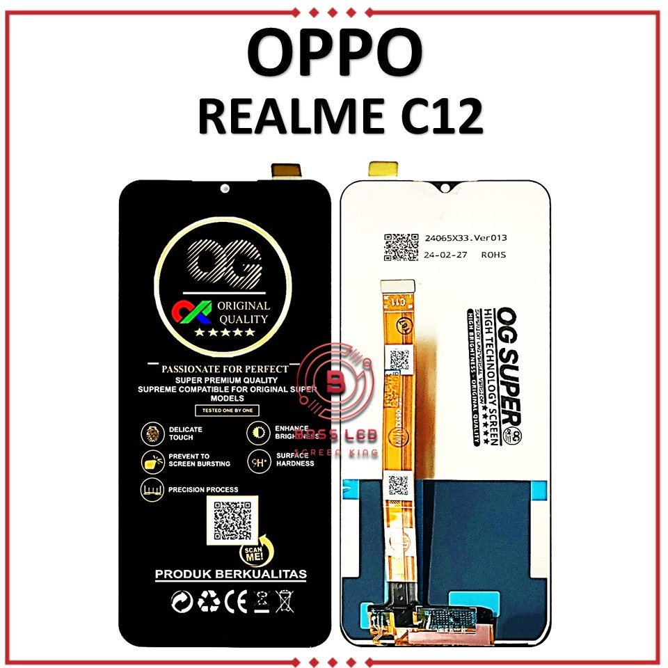 LCD TOUCHSCREEN REALME C12 ORIGINAL