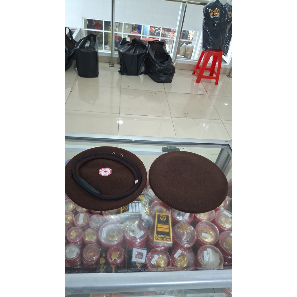 Baret Pramuka Anak Sekolah - Baret Pramuka Premium - Baret Pramuka Kualitas Original - Baret Pramuka