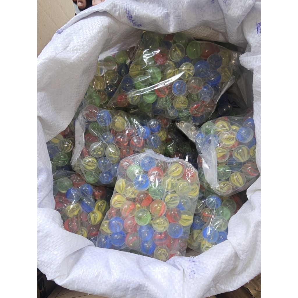 Kelereng Belimbing Mata Kucing Isi 100 Pcs