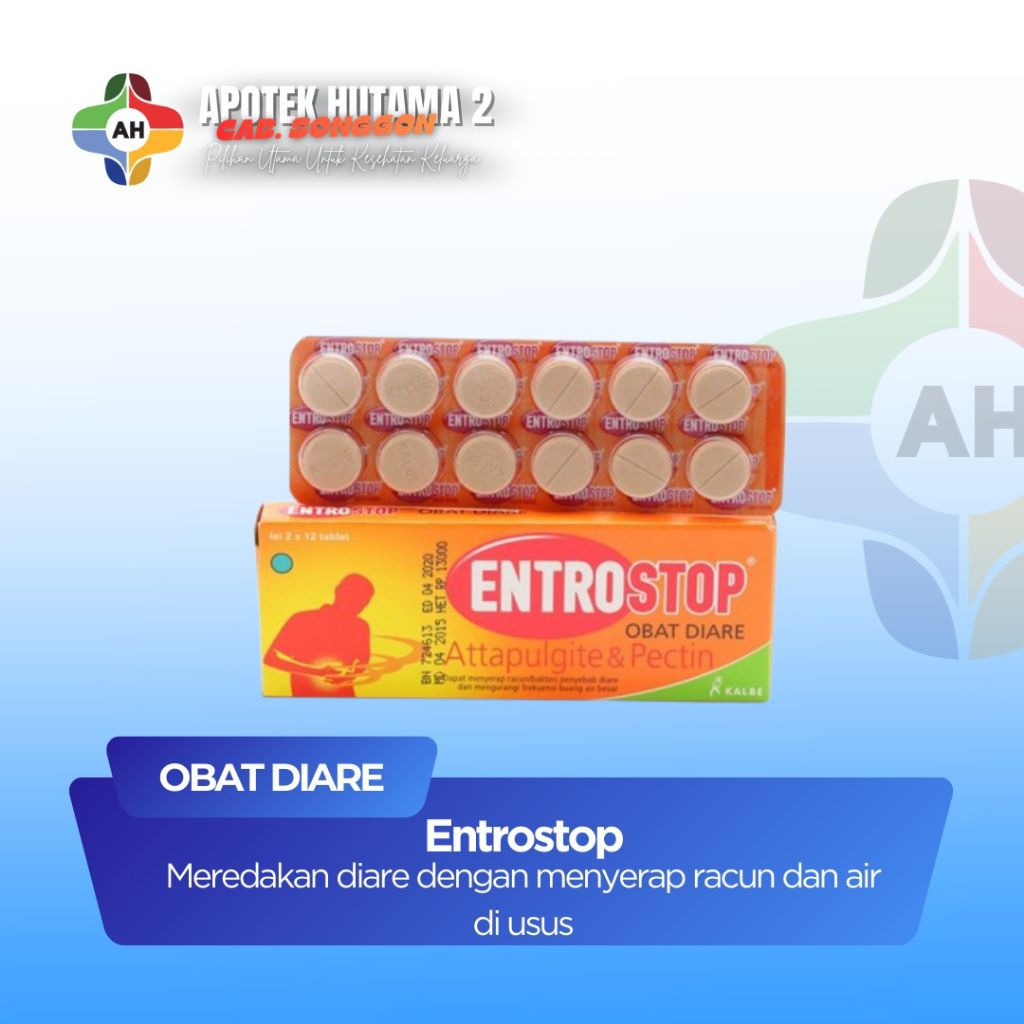 Entrostop tablet | Obat Diare Dewasa