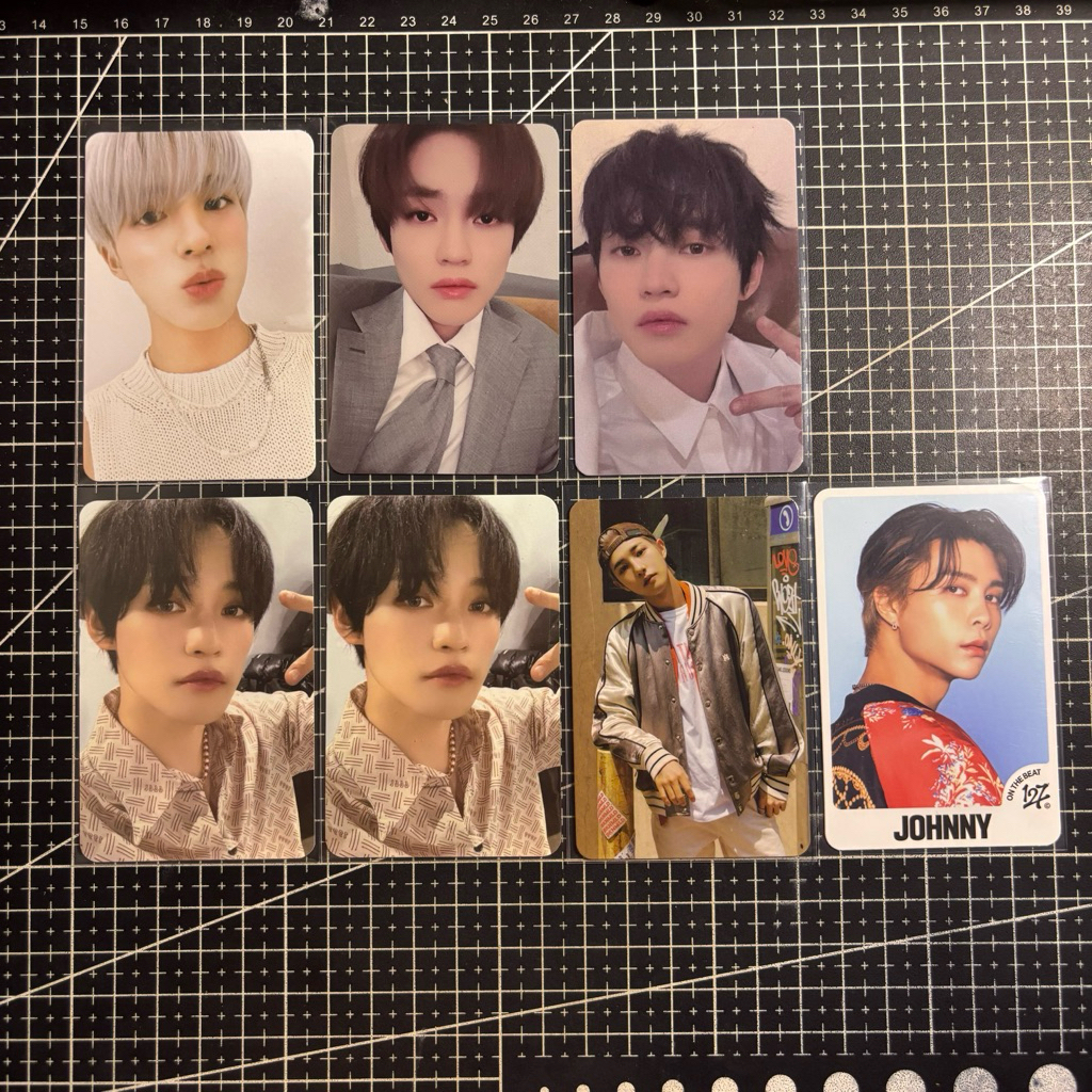 PC PHOTOCARD NCT DREAM 127 RENJUN KONSEP ISTJ, JOHNNY TC WALK CREW CHARACTER CARD, JENO SG24, CHENLE