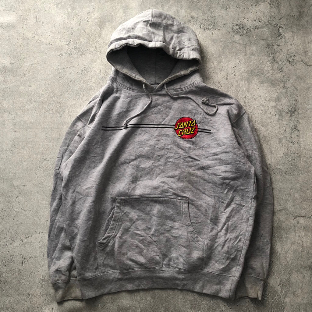 Santa Cruz Classic Dot Hoodie in gray