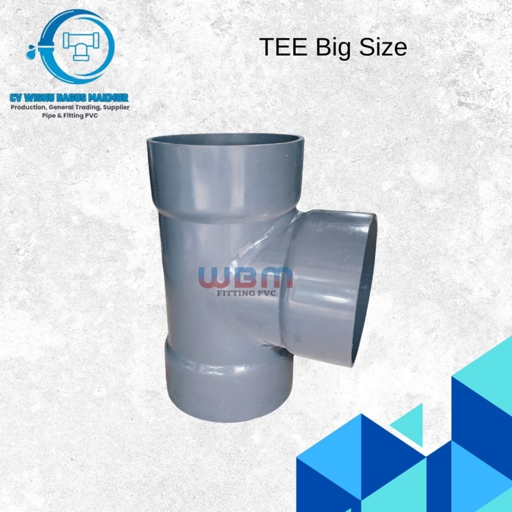 TEE 10 inchi PVC AW - TEE PVC 10 inchi AW